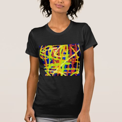 Colorful Abstract Artwork T_Shirt