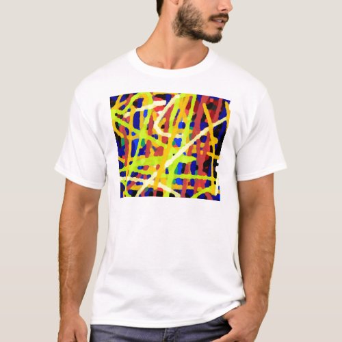 Colorful Abstract Artwork T_Shirt