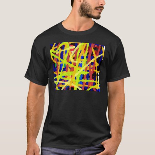 Colorful Abstract Artwork T_Shirt