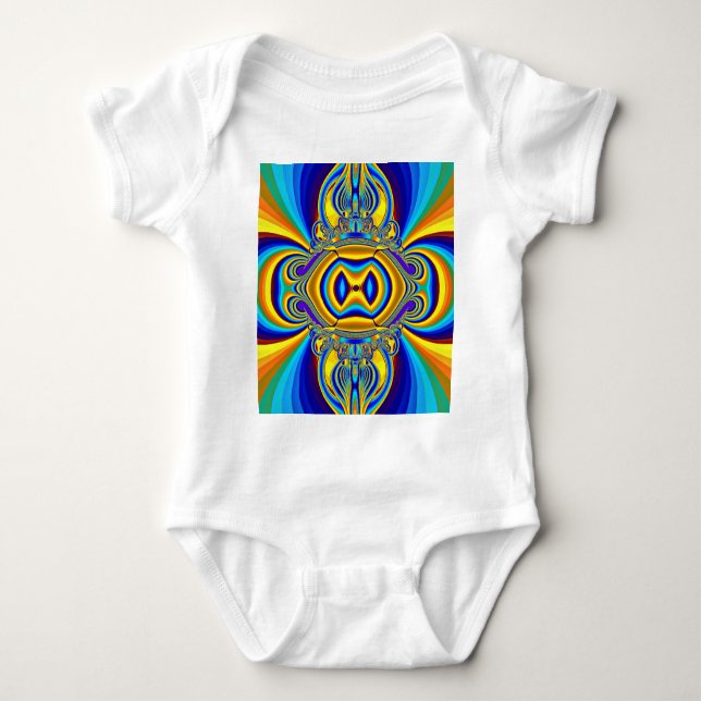 Colorful Abstract Background-14334 Baby Bodysuit (Front)