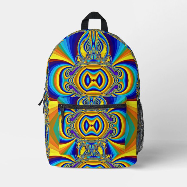Colorful Abstract Background-14334 Printed Backpack (Front)