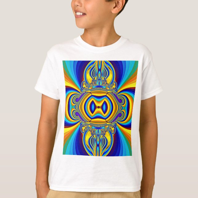 Colorful Abstract Background-14334 T-Shirt (Front)