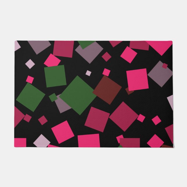 Colorful abstract background doormat (Front)