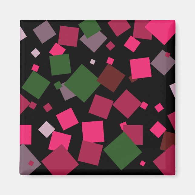 Colorful abstract background magnet (Front)