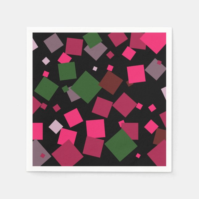Colorful abstract background napkins (Front)