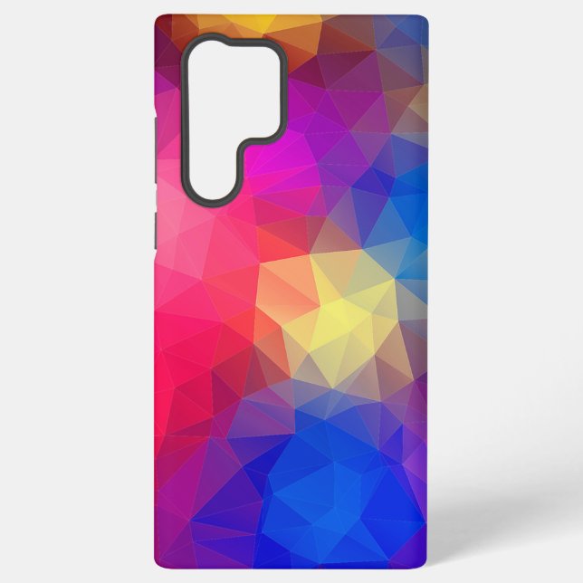 Colorful abstract background  samsung galaxy case (Back)