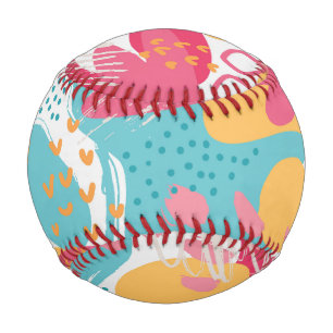 Colorful Abstract Baseball