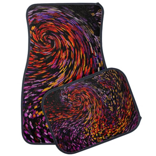 Colorful Abstract Beautiful Background Car Floor Mat