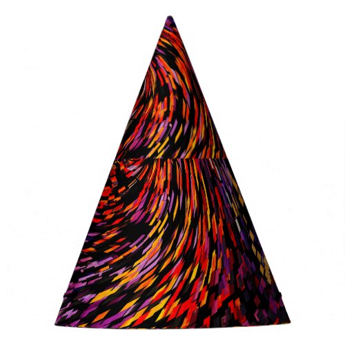 Colorful Abstract Beautiful Background Party Hat