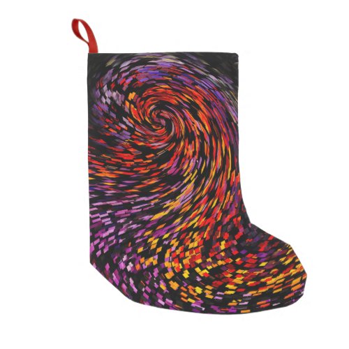 Colorful Abstract Beautiful Background Small Christmas Stocking