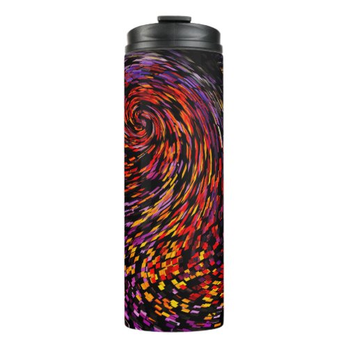 Colorful Abstract Beautiful Background Thermal Tumbler