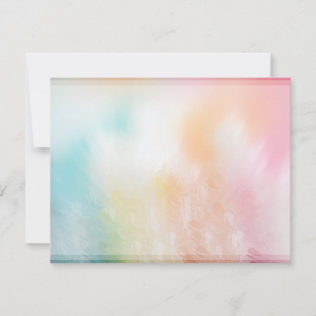 Colorful Abstract Blank Template Modern Elegant (Front)
