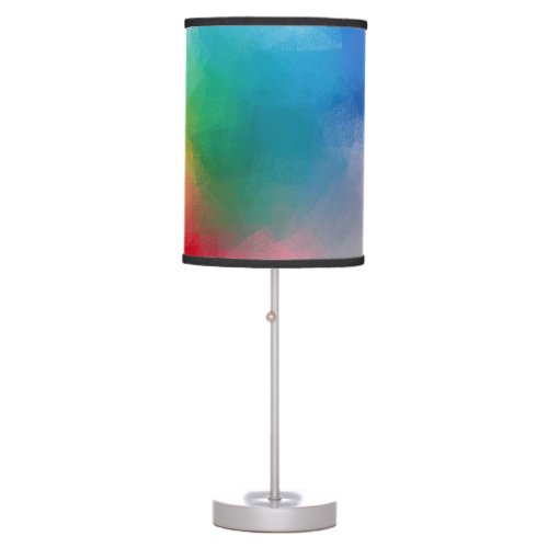Colorful Abstract Blank Template Modern Elegant Table Lamp