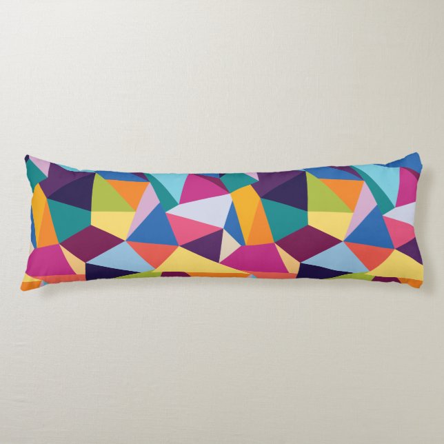 Colorful Abstract Body Pillow (Front)