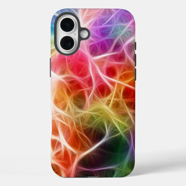 Colorful Abstract Bokeh lighting Electricity Case-Mate iPhone Case (Back)