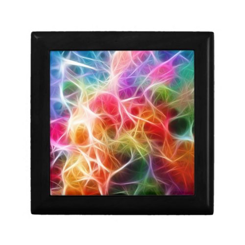 Colorful Abstract Bokeh lighting Electricity Gift Box