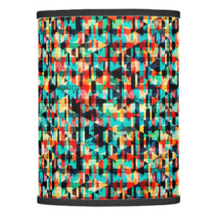 Colorful abstract bright element design lamp shade