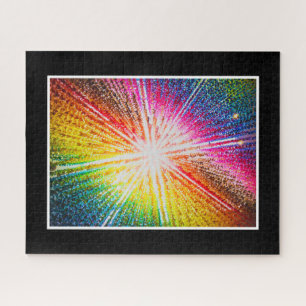 Colorful Abstract Bright Hard Difficult Colorful Jigsaw Puzzle