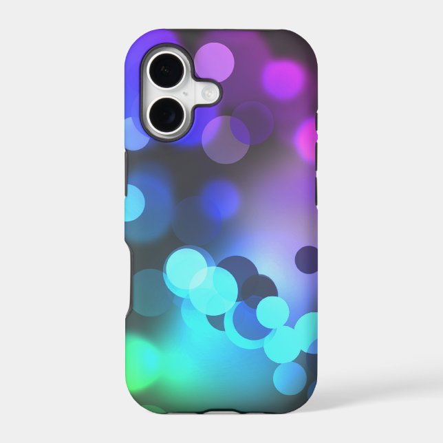 Colorful Abstract Bubbles Iphone Case (Back)