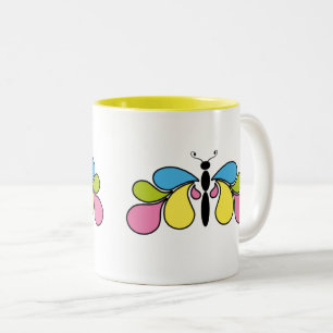 Colorful Abstract Butterfly Coffee Mug