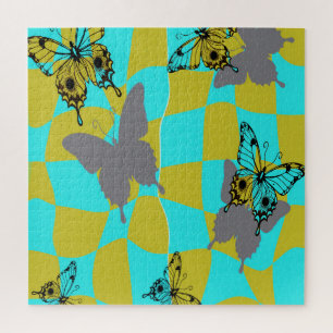 Colorful Abstract Butterfly Jigsaw Puzzle