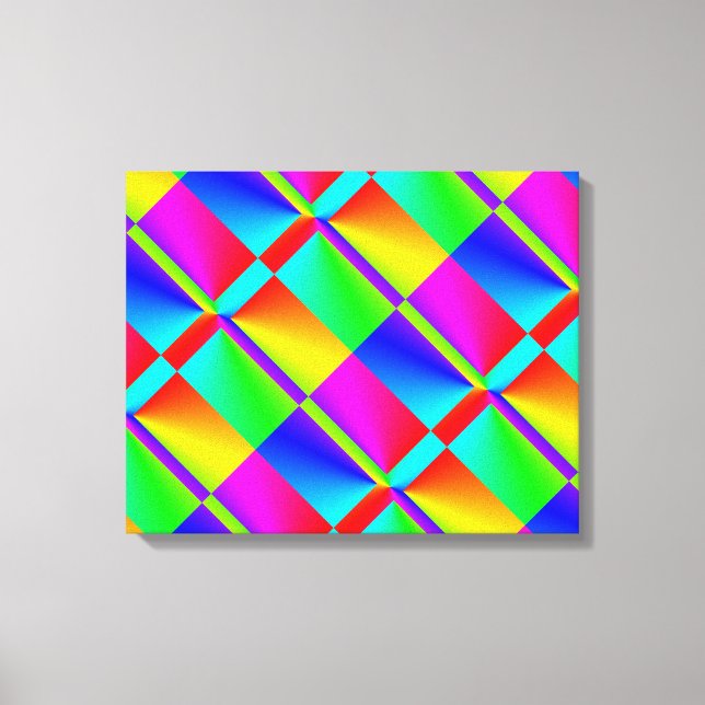 Colorful Abstract Canvas Print (Front)