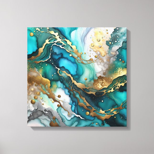 Colorful Abstract Canvas Print (Front)