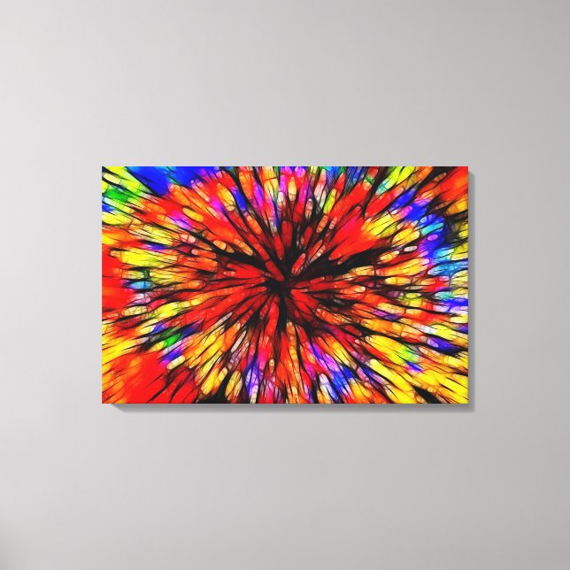 Colorful Abstract Canvas Print (Front)