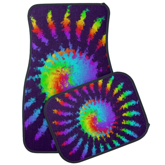 Colorful Abstract Car Floor Mat (Set)