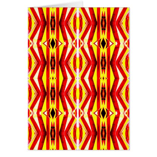 Colorful abstract card (Front)