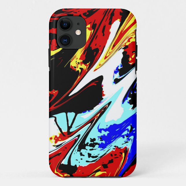 Colorful Abstract Case-Mate iPhone Case (Back)