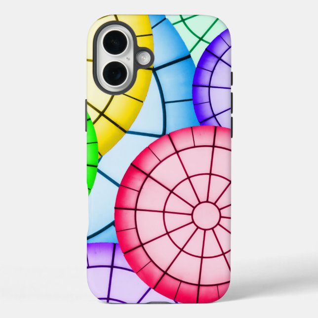 Colorful Abstract Circles Pattern Case-Mate iPhone Case (Back)