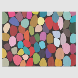Colorful Abstract Circles  Tissue Paper