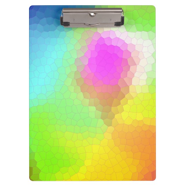 Colorful Abstract Clipboard (Front)