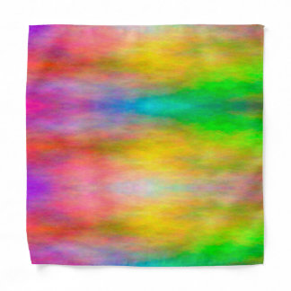 Colorful Abstract Clouds Bandana