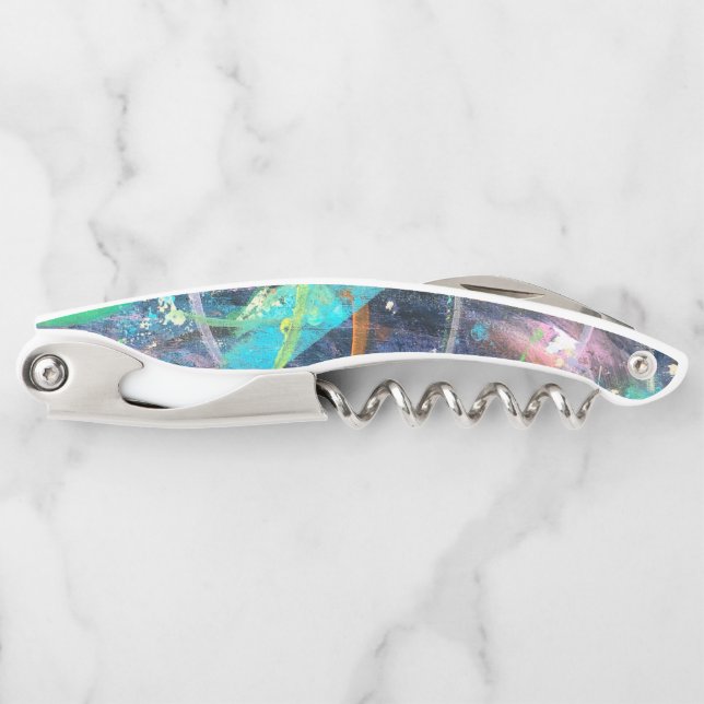 Colorful Abstract Corkscrew (Front)