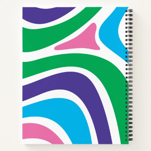  colorful abstract creating a wave_like effect notebook