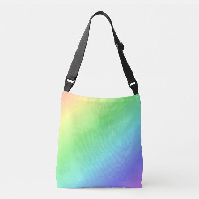 Colorful Abstract Crossbody Bag (Front)