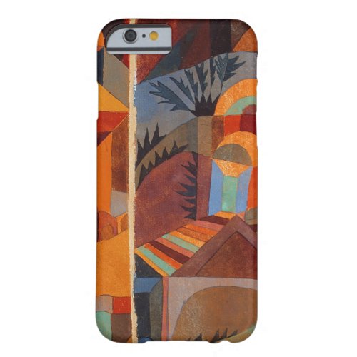 Colorful Abstract Cubism Klee Modern Art Barely There iPhone 6 Case