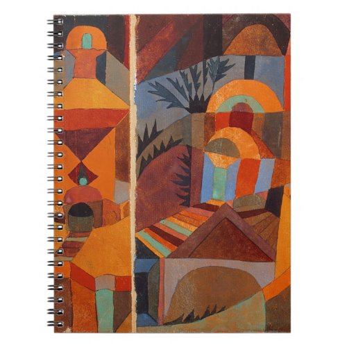 Colorful Abstract Cubism Klee Modern Art Notebook