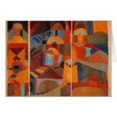 Colorful Abstract Cubism Klee Temple Gardens (Front Horizontal)