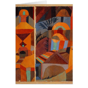 Colorful Abstract Cubism Klee Temple Gardens