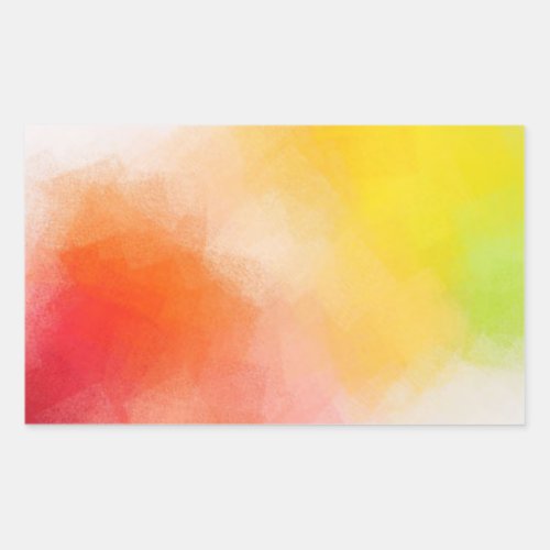 Colorful Abstract Custom Blank Modern Template Rectangular Sticker