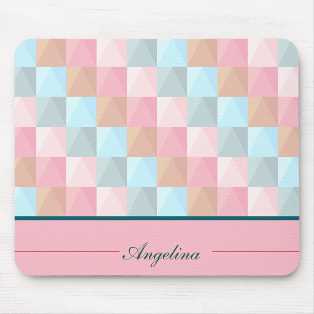 Colorful Abstract Customizable Mouse Pad (Front)