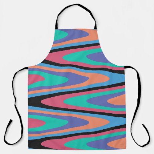 Colorful Abstract Design Art Apron