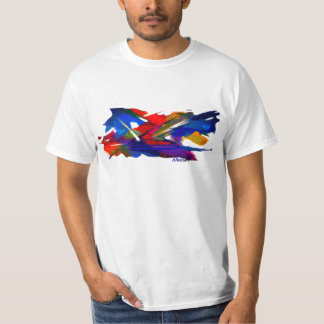 Colorful abstract design on  T-Shirt