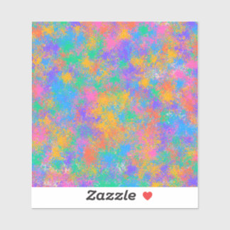 Colorful Abstract Design Sticker