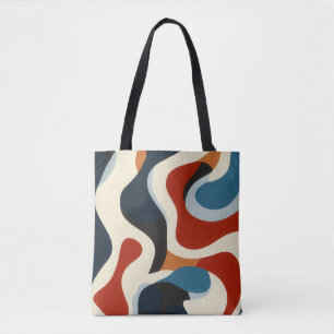 Colorful Abstract Design Tote Bag