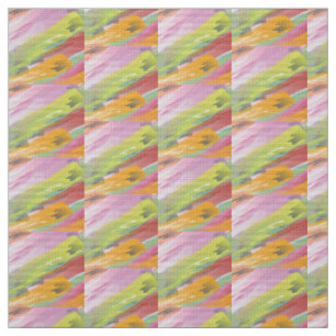 colorful abstract design watercolor fabric
