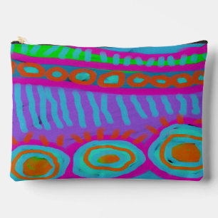 Colorful Abstract Digital Art Print Cut Sew Bag